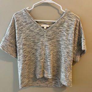 Anthropologie Knit Crop Tee